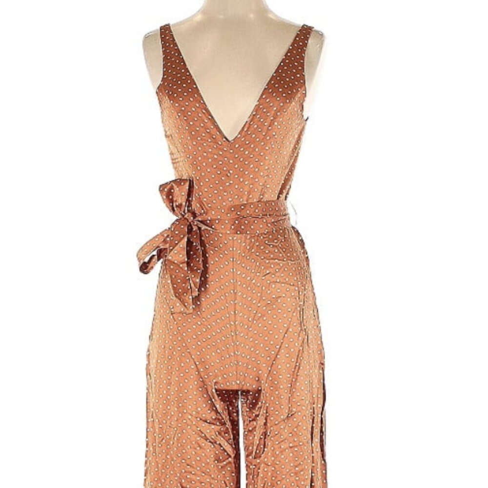 100% Silk Amanda Uprichard Jumpsuit